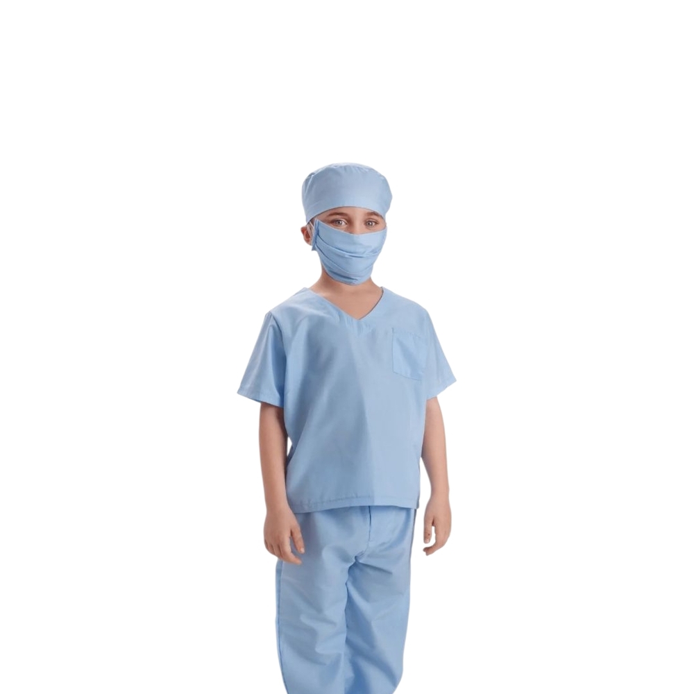 Light Blue Kids' Scrub Set - Picture 1 of 4